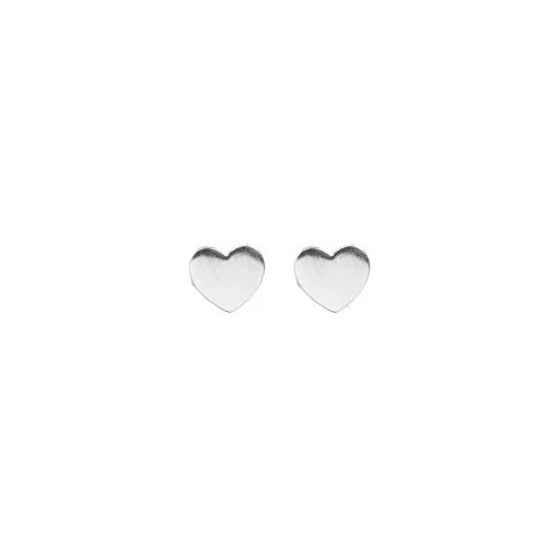 10k Gold Heart Mini Stud Earrings