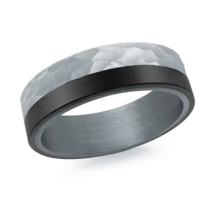 14K White Gold Ring from the Tantalum Collection by Malo - MRDTS-017-7W