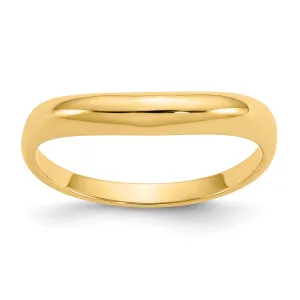 14k Yellow Gold Timeless Creations Wave Ring