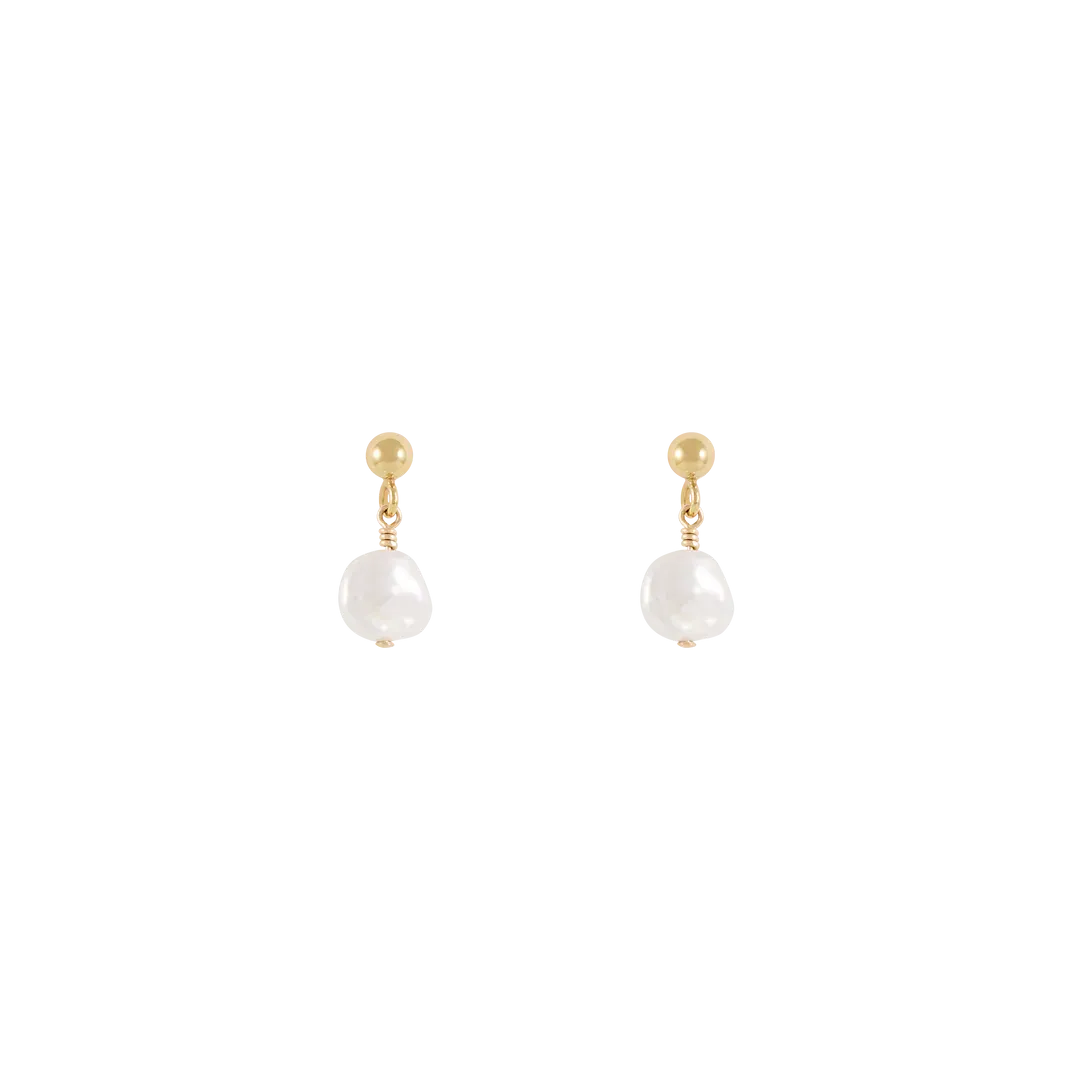 Alana Maria Amara Earrings, Gold