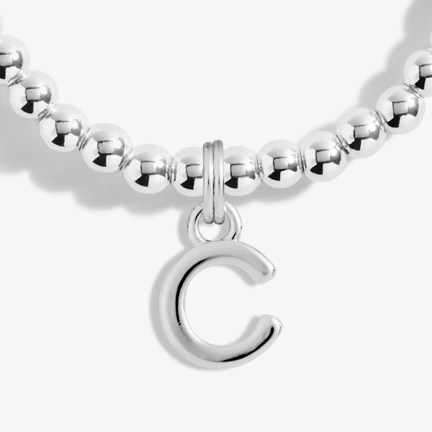 Alphabet A Little C Silver Plated Bracelet 7744