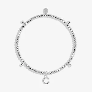 Alphabet A Little C Silver Plated Bracelet 7744