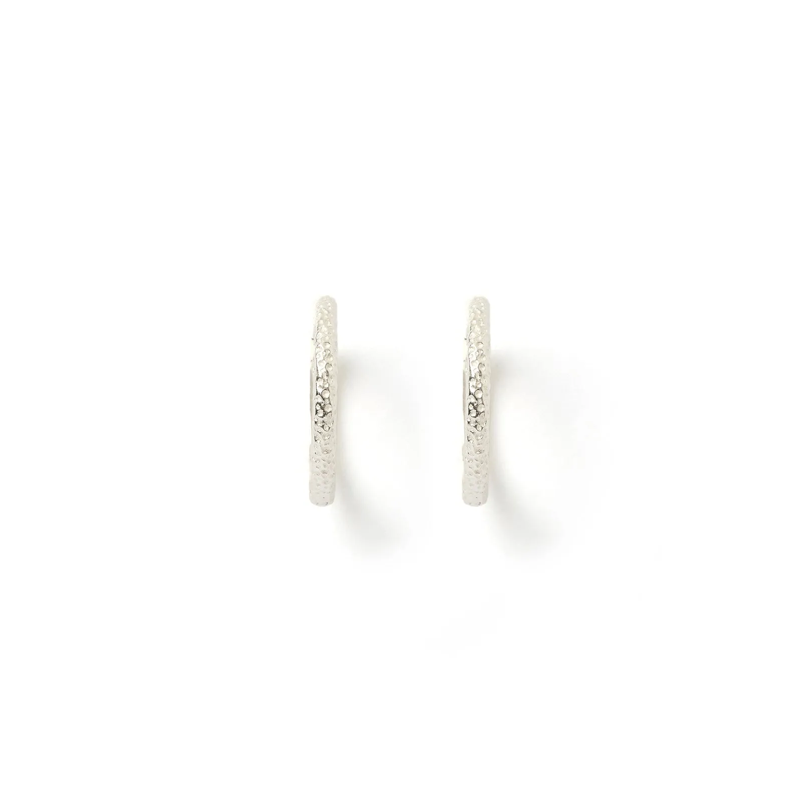 Arabella Silver Hoop Earrings