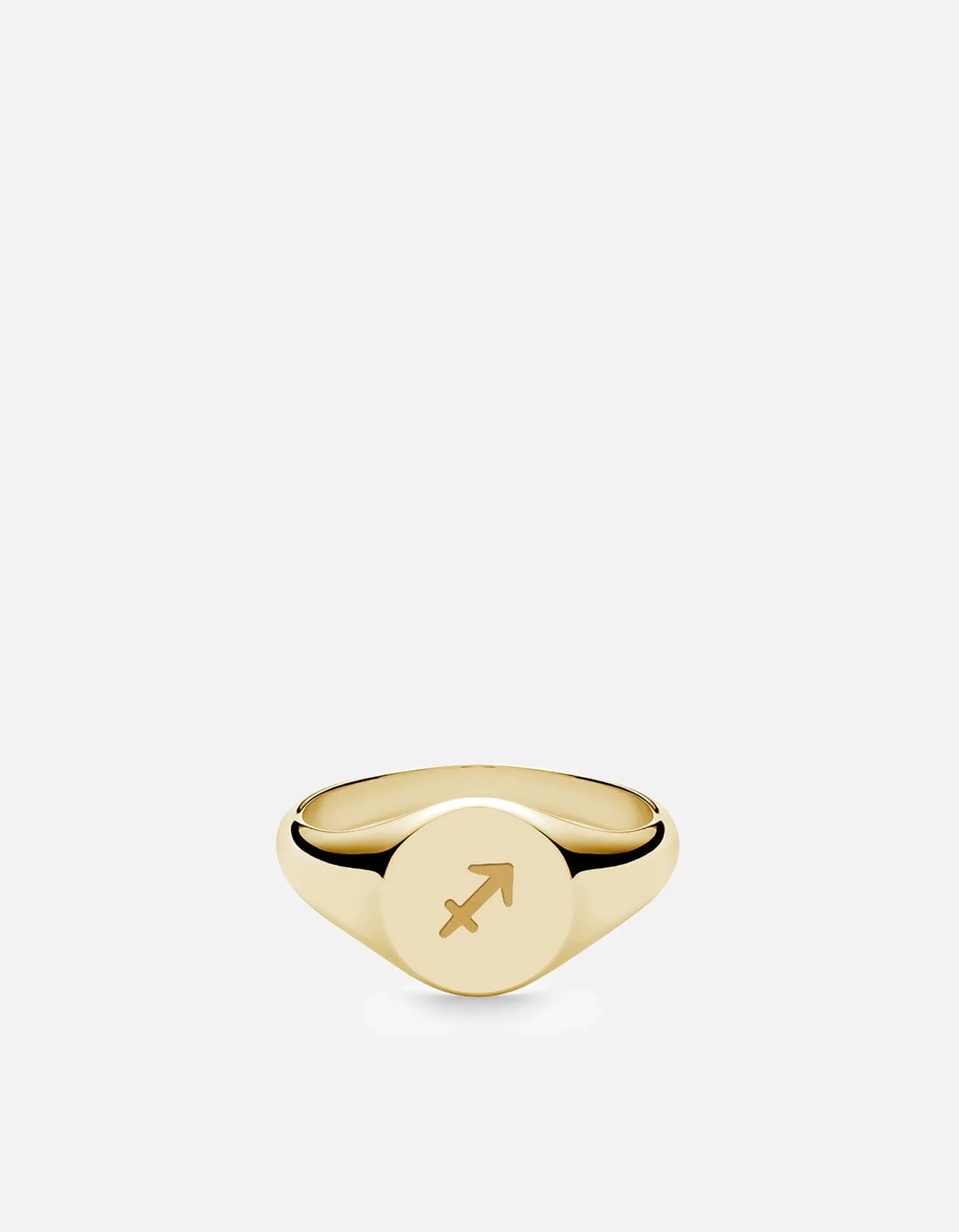 Astro Signet Ring, 14k Gold