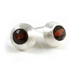 Aztec Studs Garnet