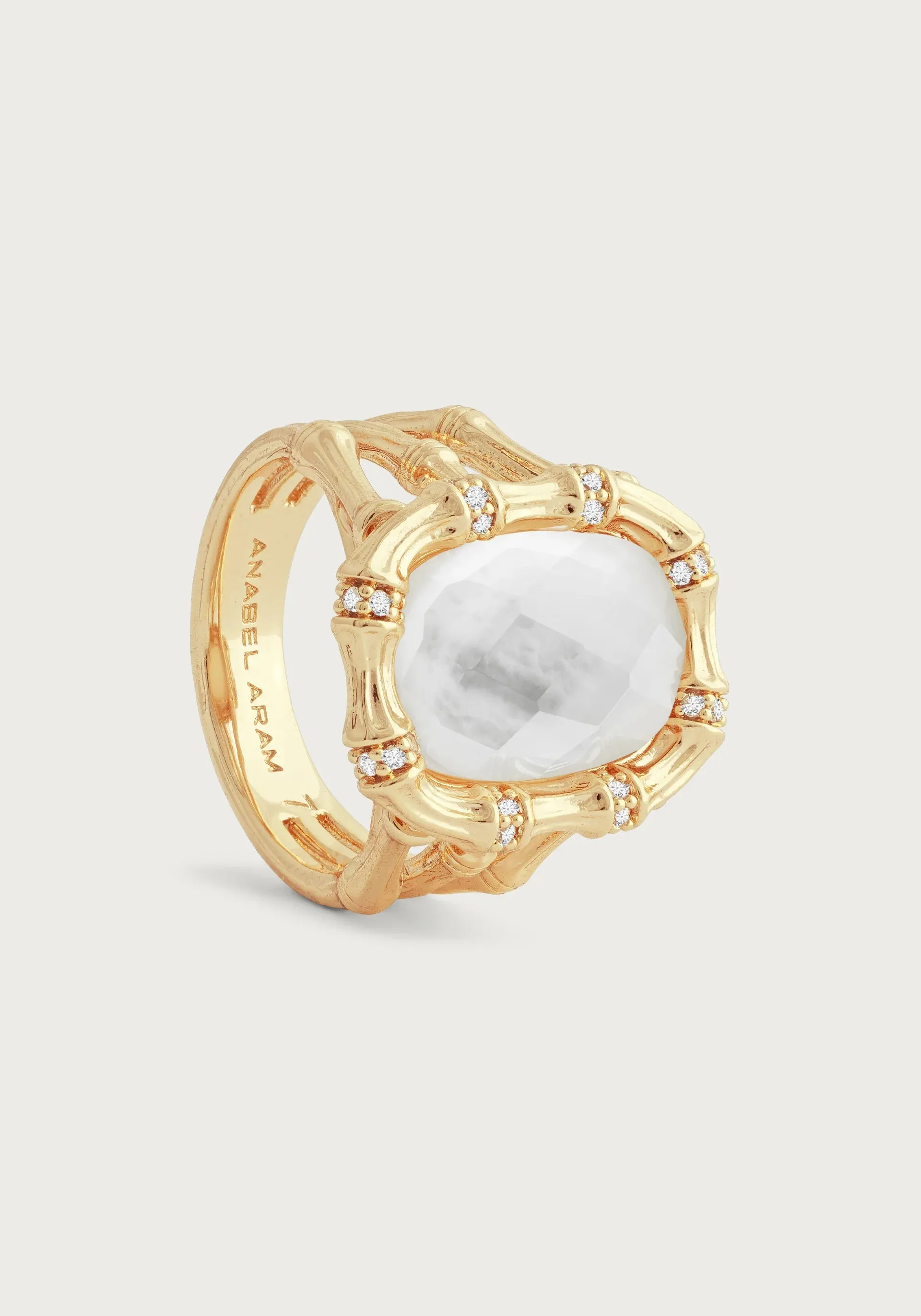 Bamboo W/ Stone Ring