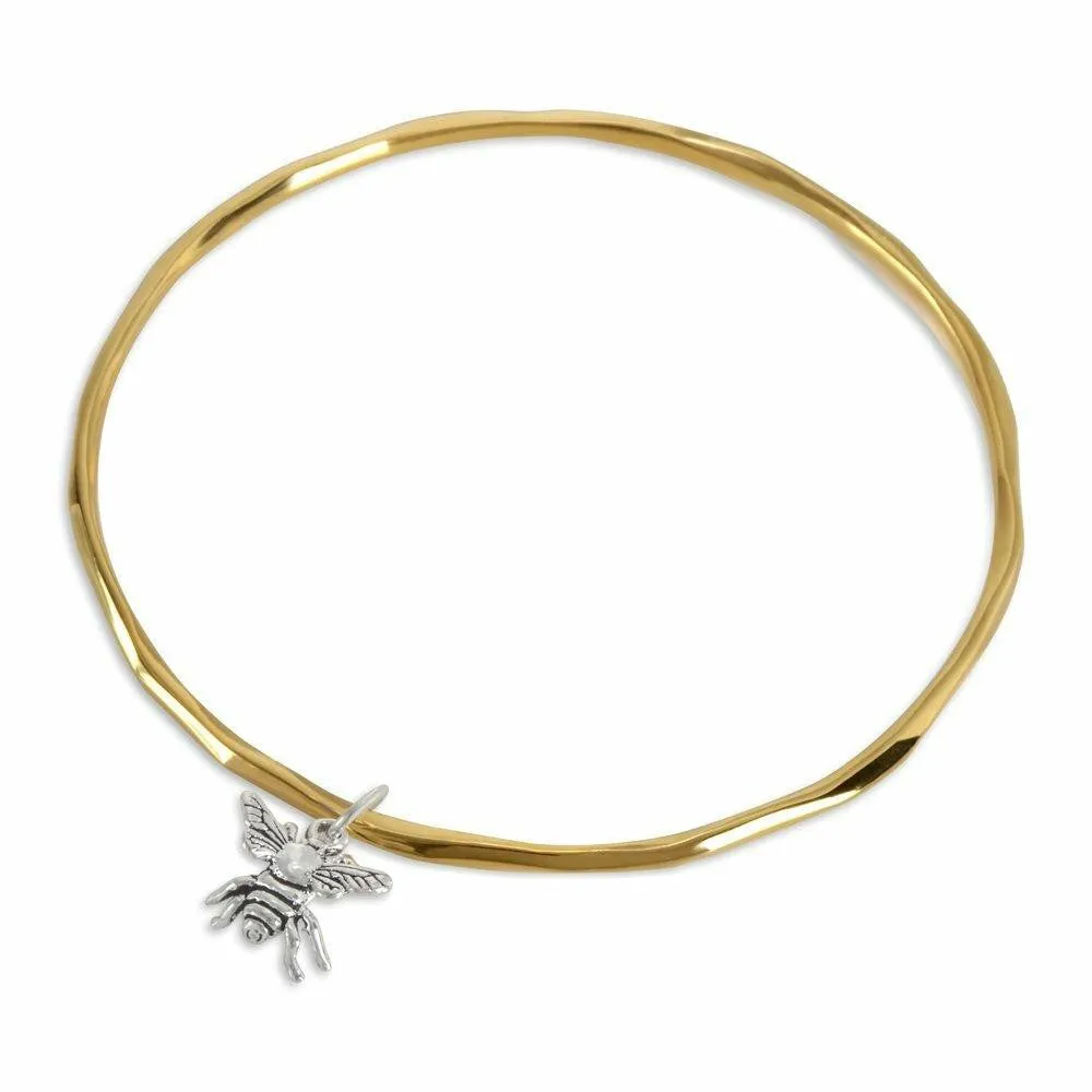 Bee Bangle | Gold - Silver