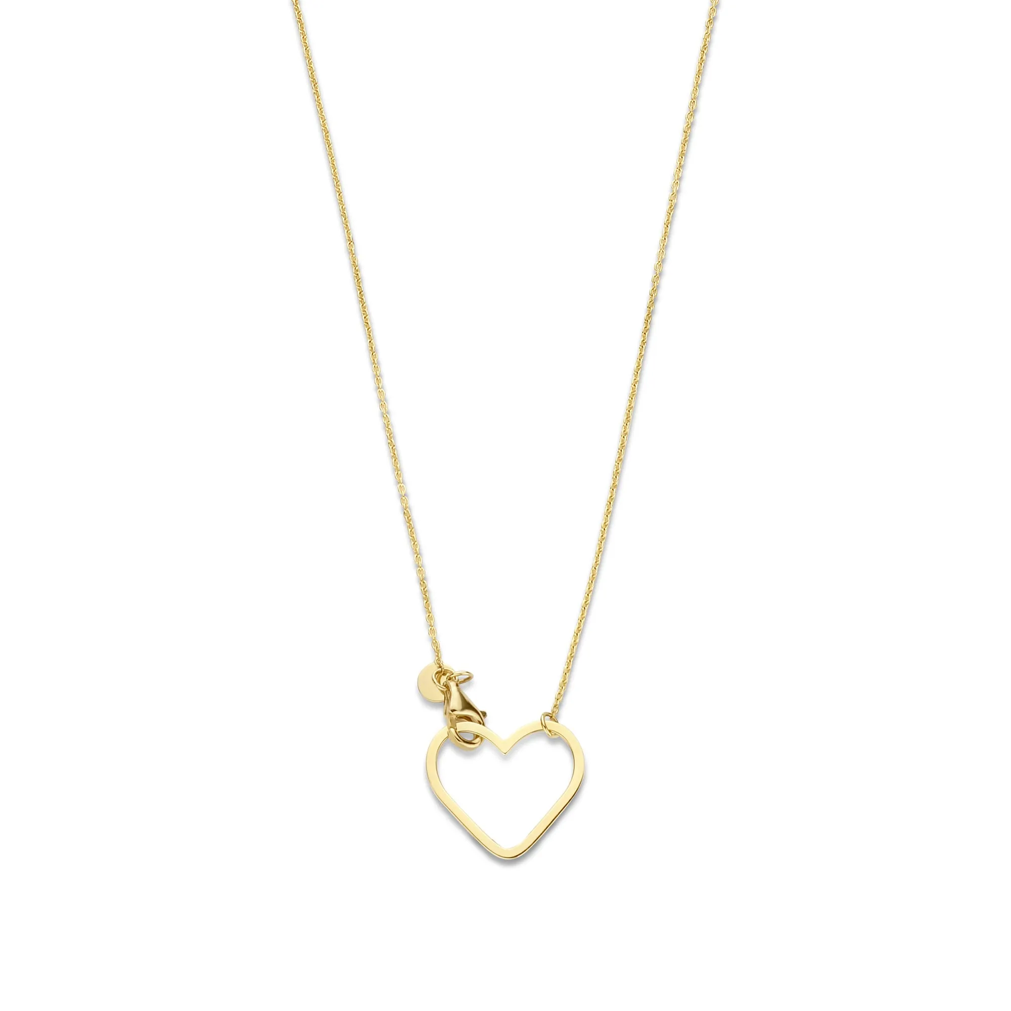 Belleville Amore 14 karat gold necklace with heart