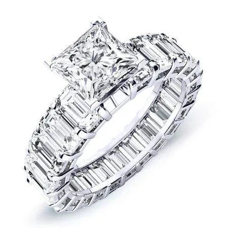 Blossom - Princess Lab Diamond Engagement Ring (IGI Certified)