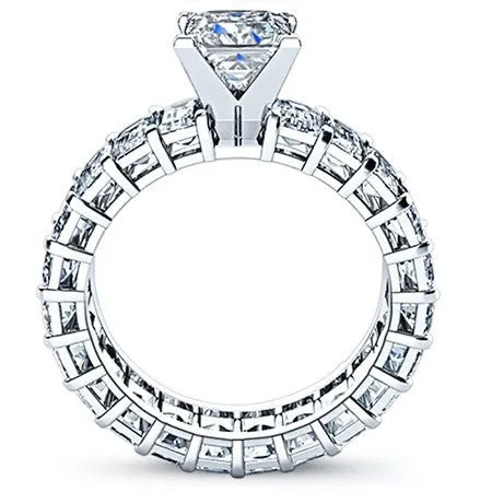 Blossom - Princess Lab Diamond Engagement Ring (IGI Certified)