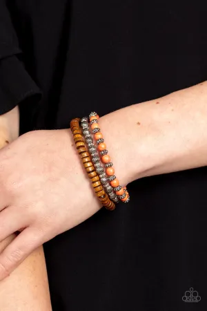 Bracelets ESCAPADE Route - Orange B2216