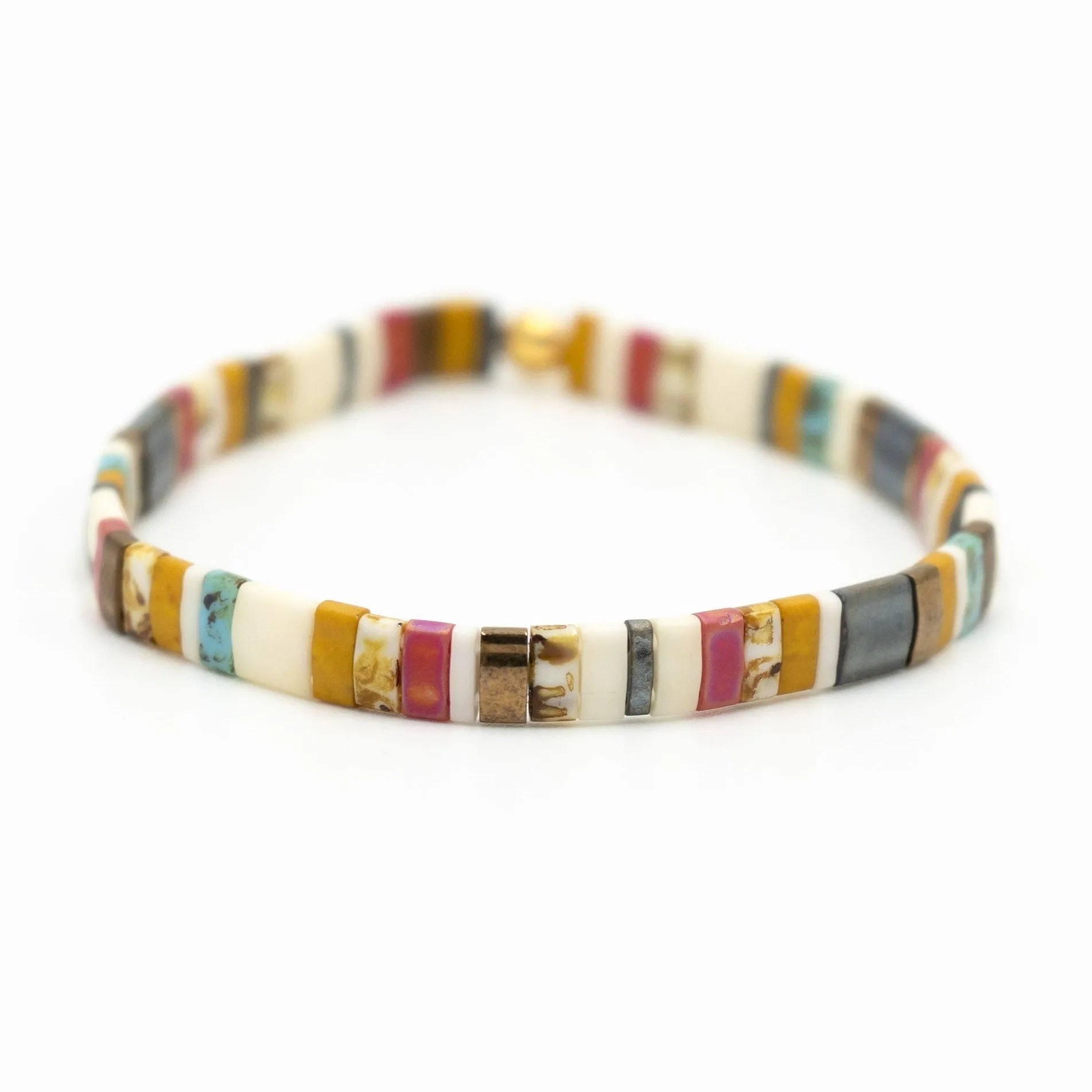 CAROLINA BEACHES - Tila Bead Bracelet | Single