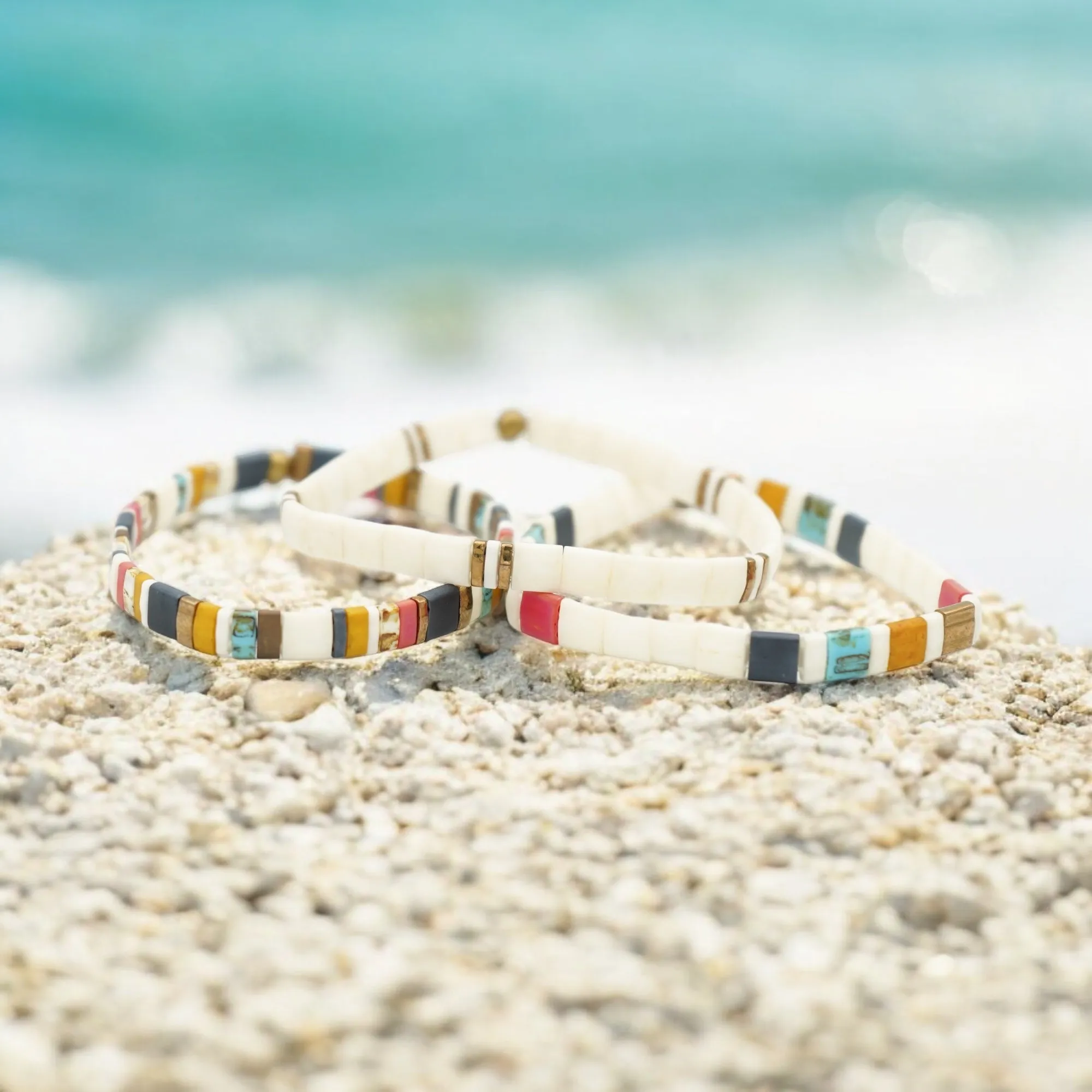 CAROLINA BEACHES - Tila Bead Bracelet | Single