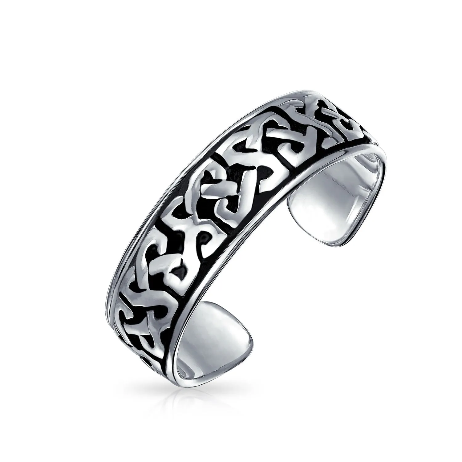 Celtic Knot Claddagh Heart Circle Triquetra Trinity Toe Ring Band