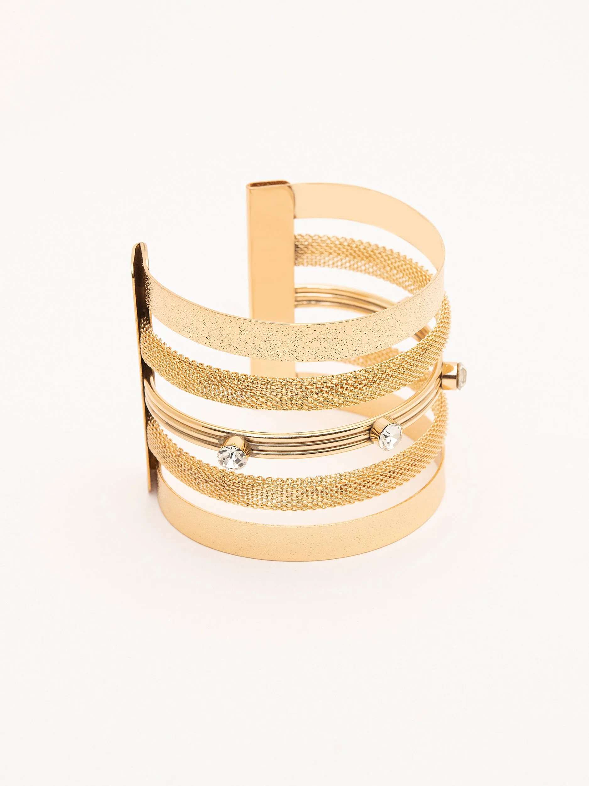 Charming Wide Cuff Bracelet