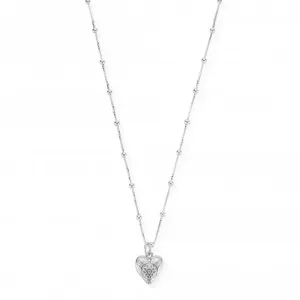 ChloBo Necklace with Patterned Heart Pendant SNBB691