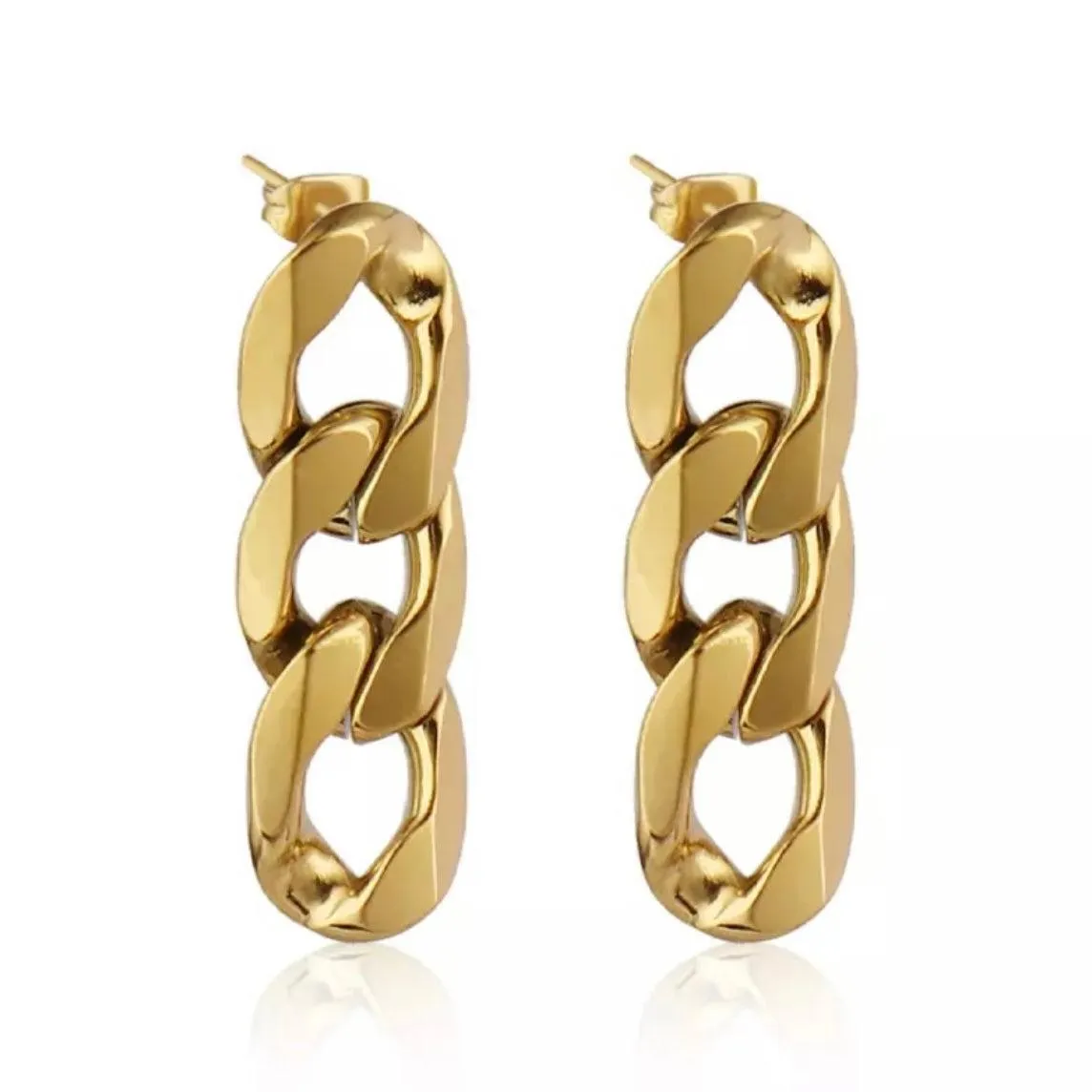 Chévere Chain Link Earrings - LAST CHANCE!