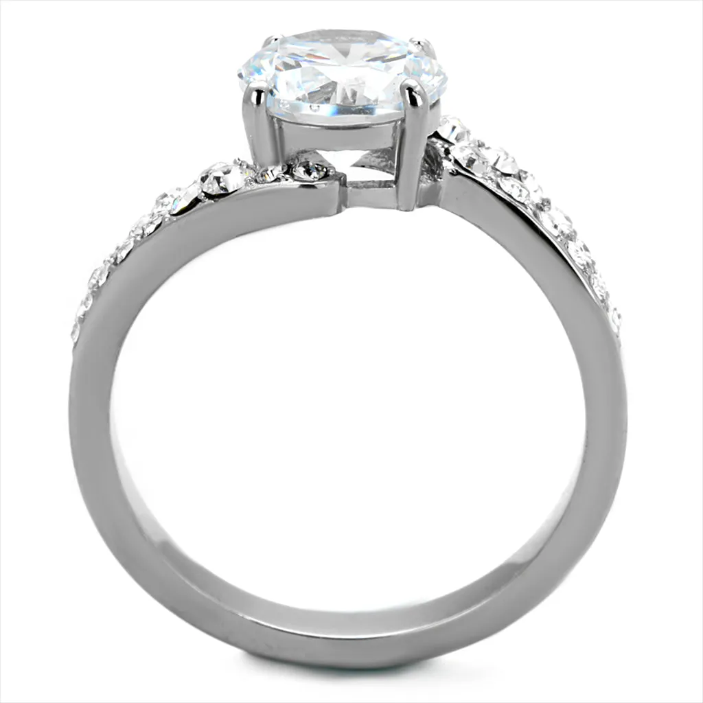 CJE2040 Brilliant Round CZ Engagement Ring