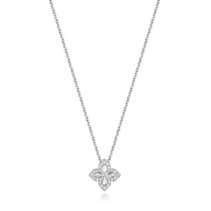 Diamond Jewellery 18ct White Gold Diamond Necklace NDQ127W