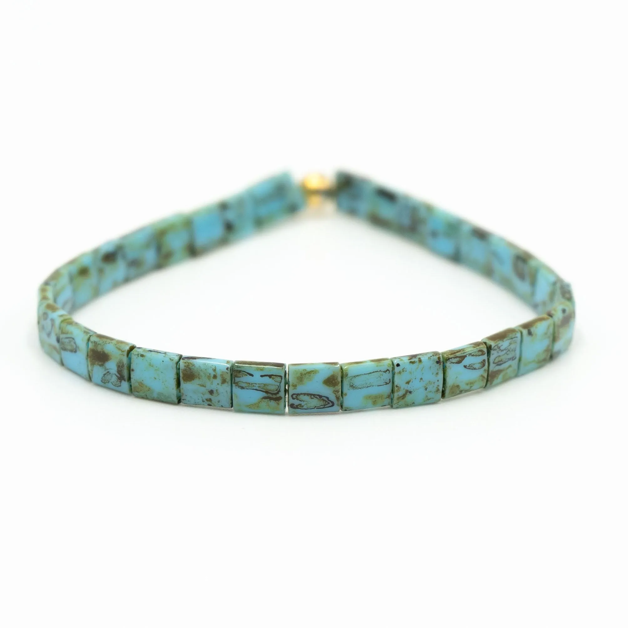 DIRTY TEAL - Tila Bead Bracelet | Single