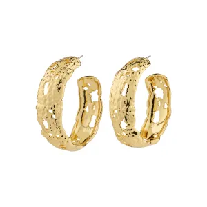 ELENI recycled earrings gold-plated