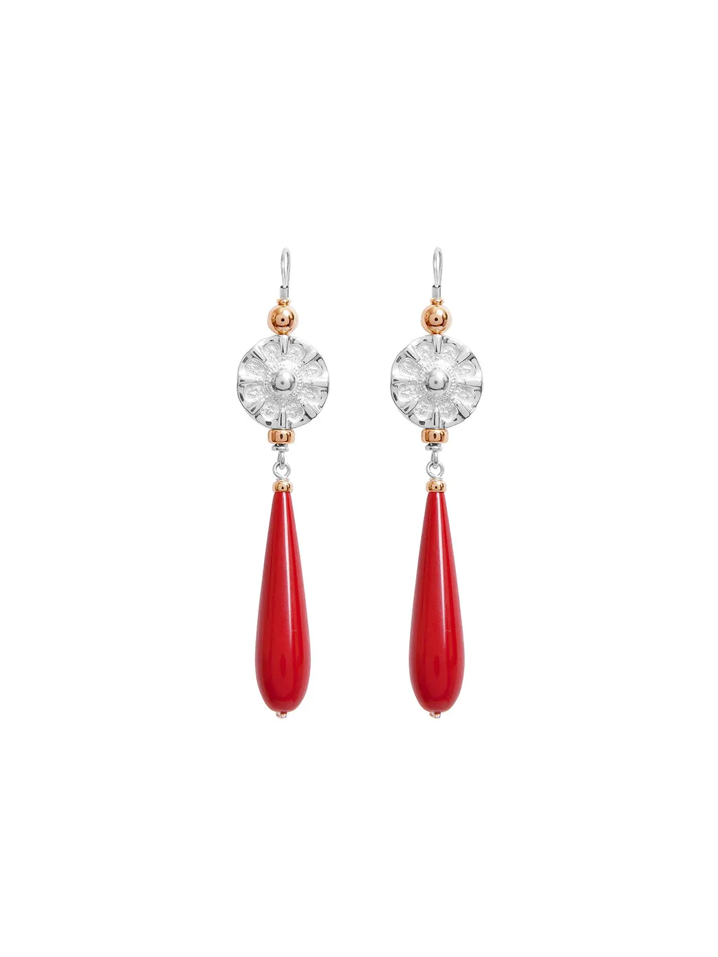 Elite Vic Disc Drop Earrings