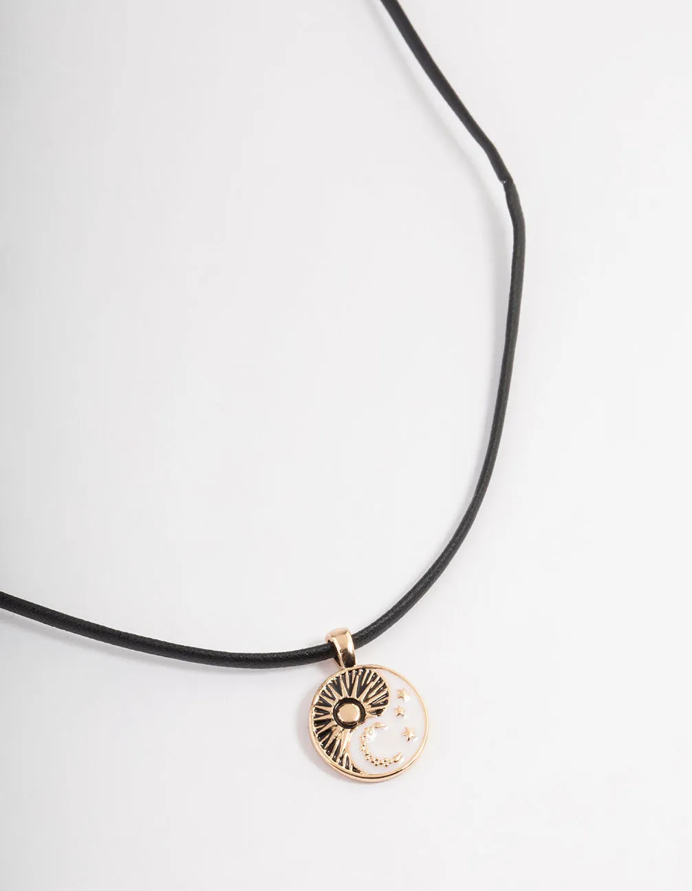 Gold Celestial Yin & Yang Necklace