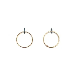 Gold Circle Studs