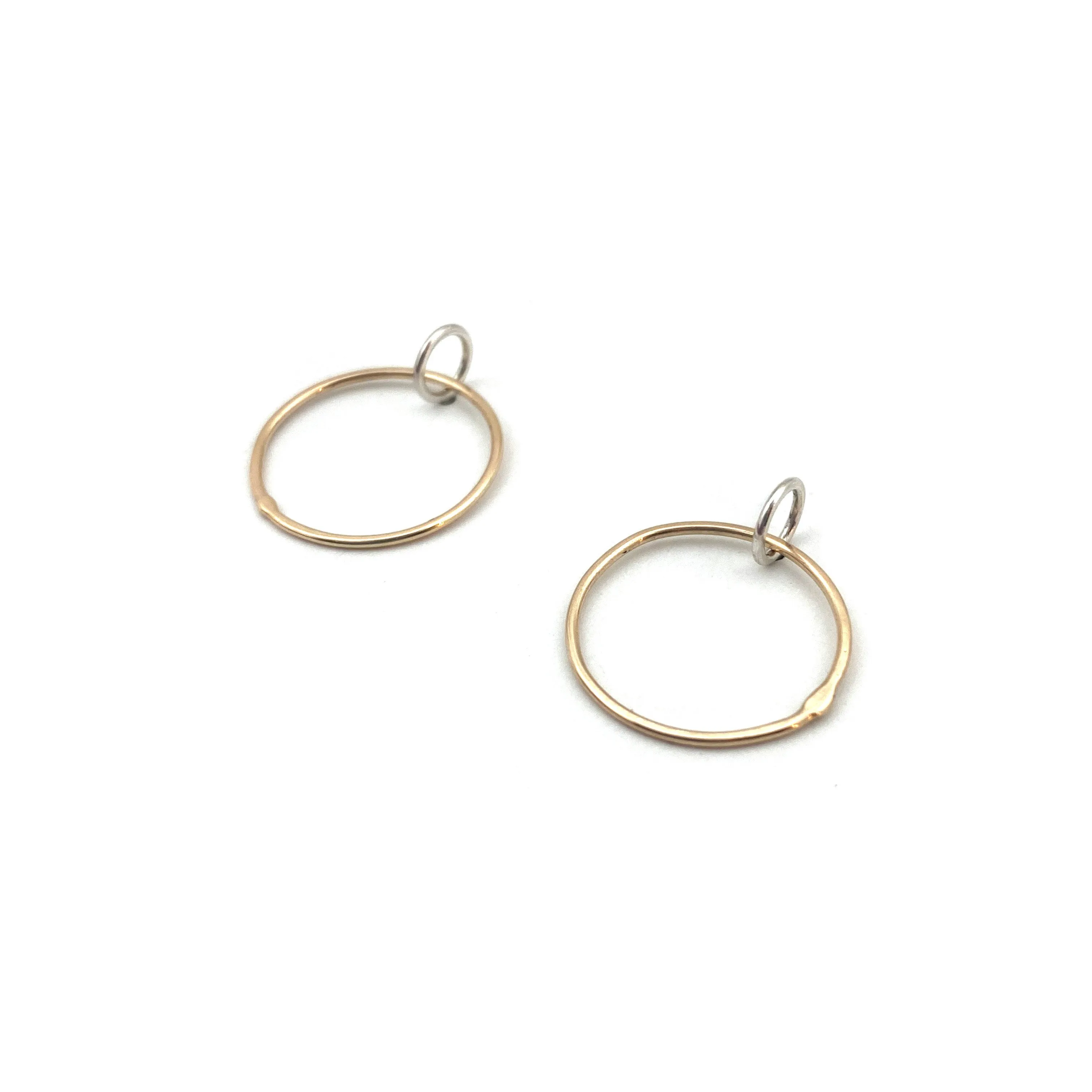 Gold Circle Studs