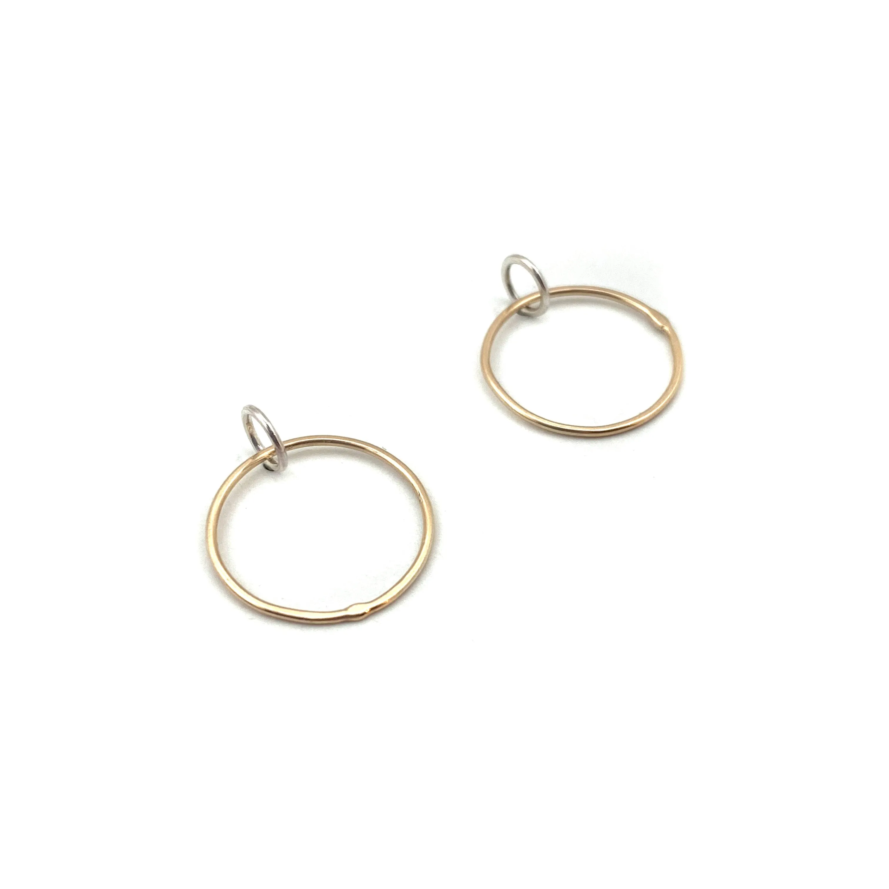 Gold Circle Studs