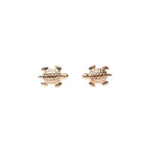 Gold Filled Turtle Stud Earrings