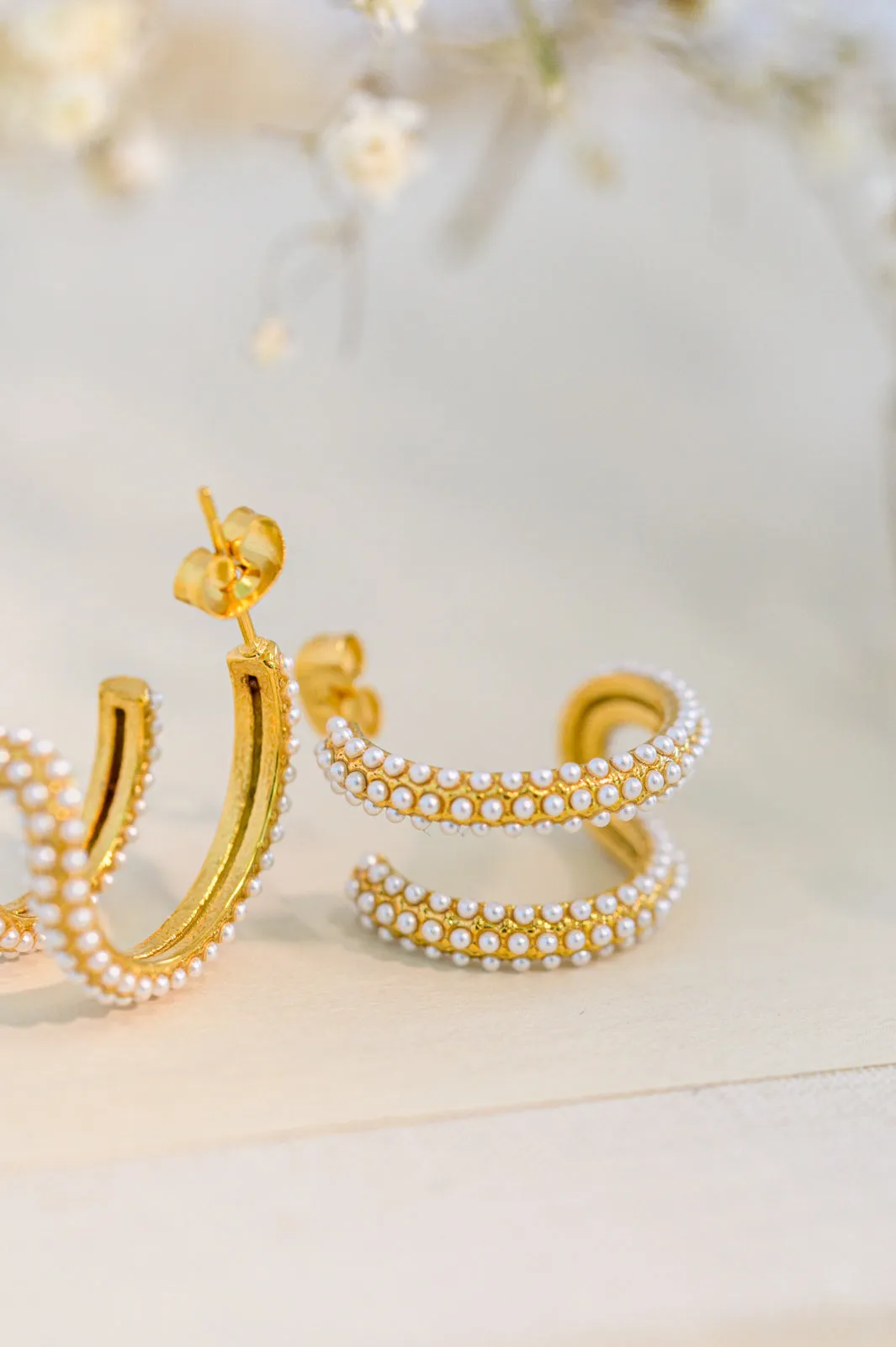 Golden Curve Earrings