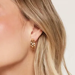 Graceful Arc Earrings