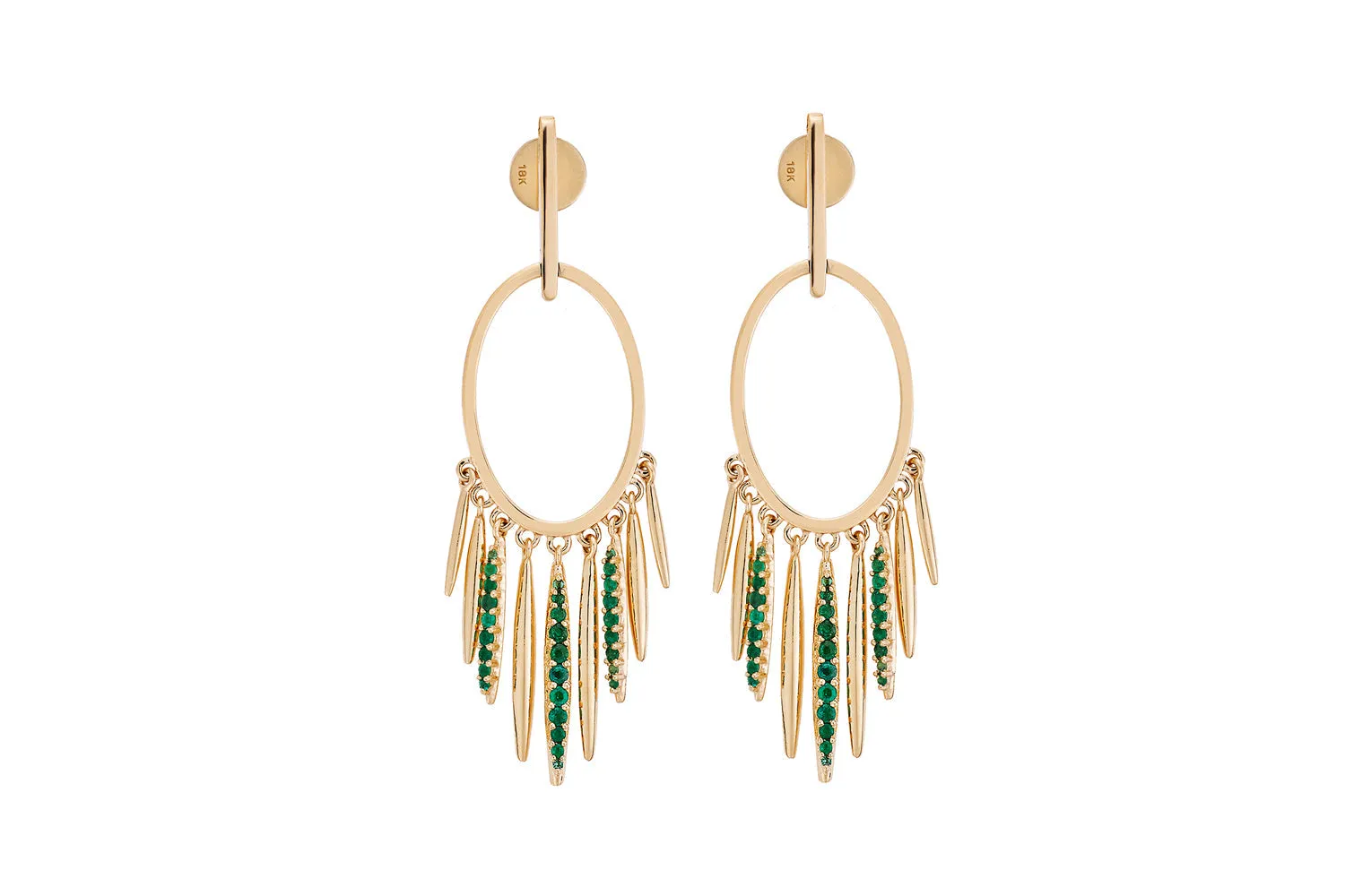 Grass sunset spike hoops