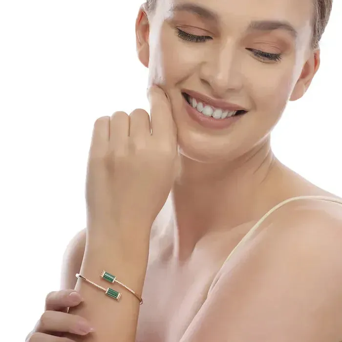 Green Adjustable Cuff Kada