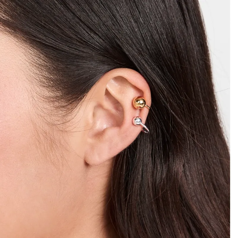 Jenny Bird Two Tone Celeste Earcuff Set