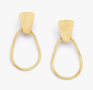 Kaia Earrings - Gold Hoop