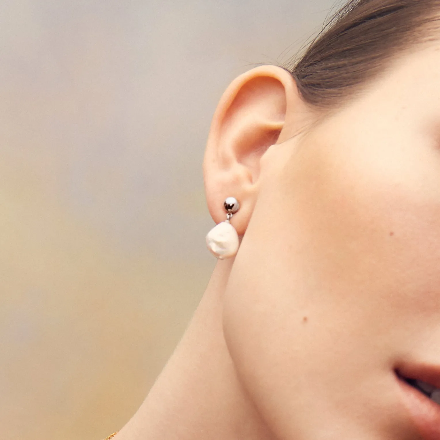 Lumen Studs - Silver