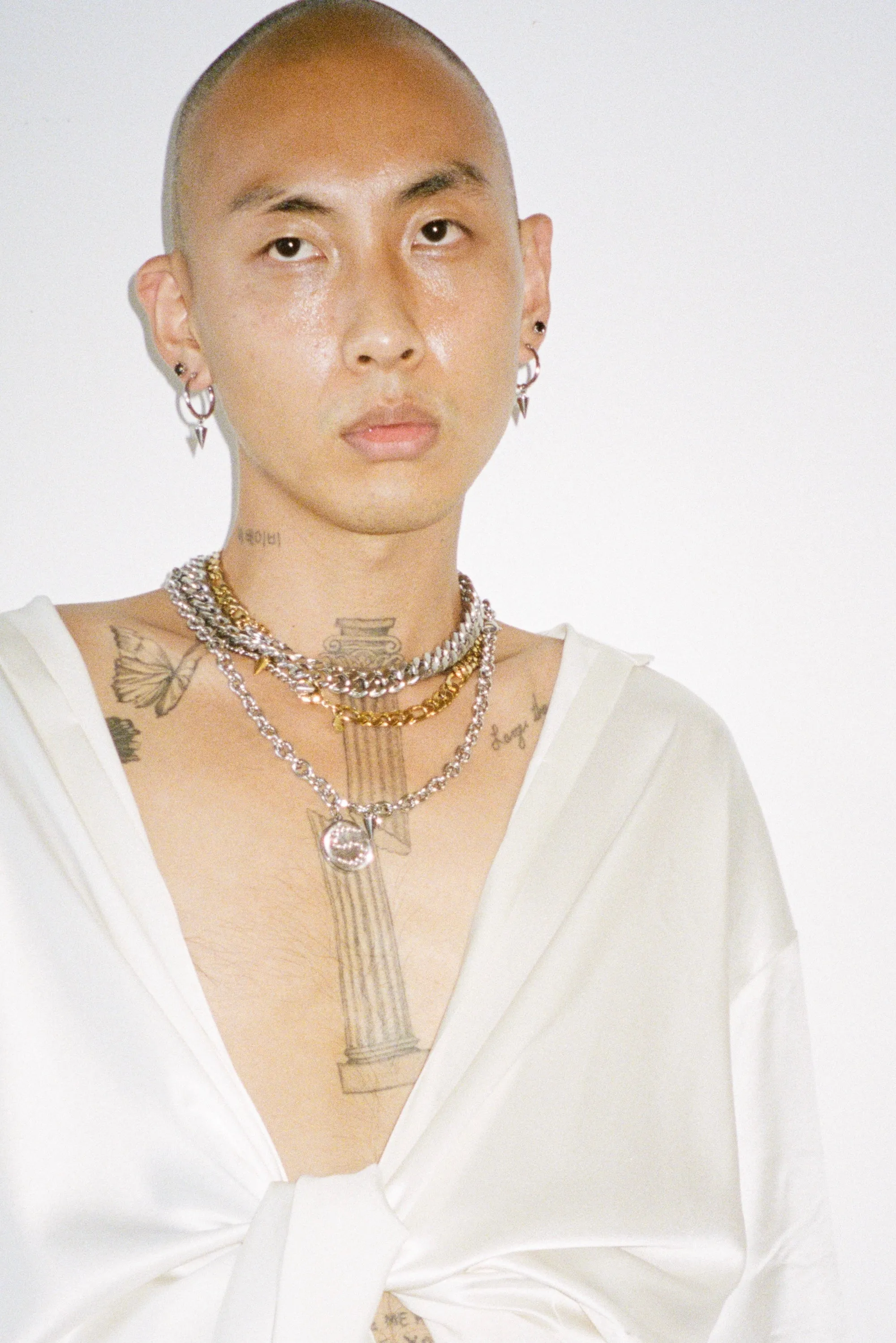 Men's Edit / Spike Hoops / Earrings / Silver