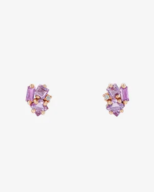 Nadima Rose De France Cluster Studs