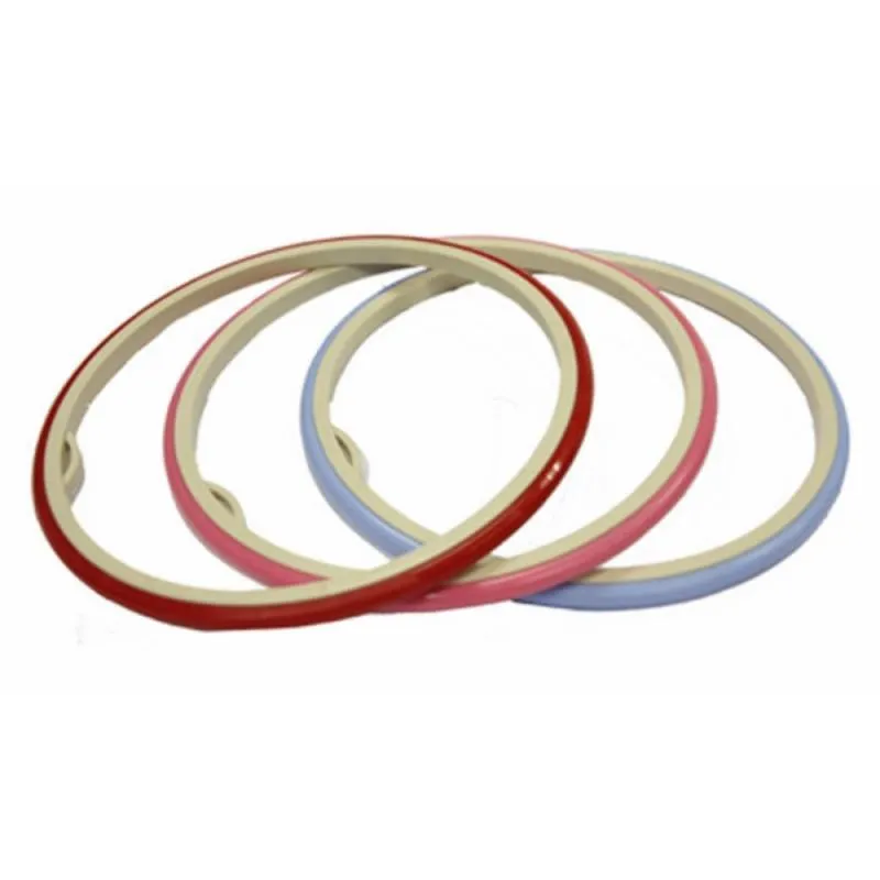 Nurge Screwless Plastic Flexible Embroidery Hoop size 200/9.5mm (8") Rubbery Outer Ring (170-8)