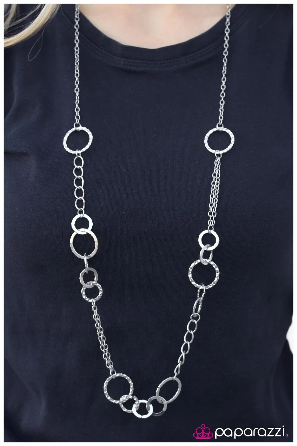 Open Door Jewelry - Dont METAL In My Affairs! - Silver Necklace - Paparazzi Accessories