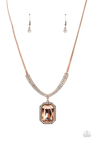 PAPARAZZI Fit for a DRAMA QUEEN - Copper NECKLACE