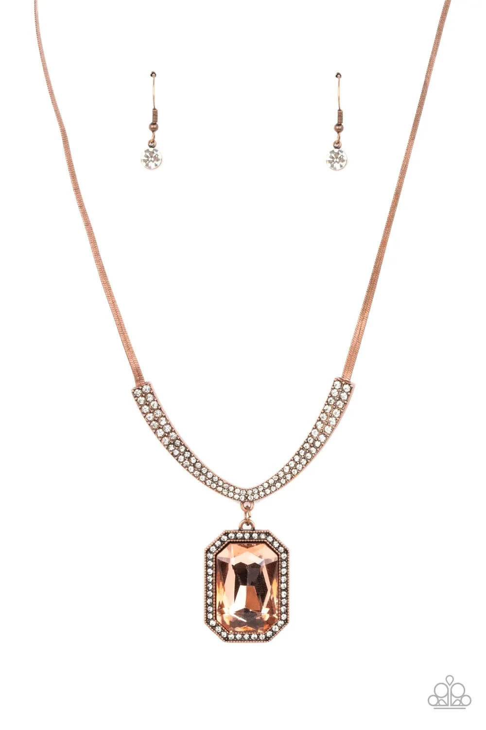 PAPARAZZI Fit for a DRAMA QUEEN - Copper NECKLACE