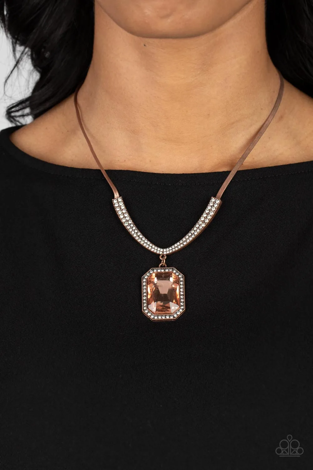 PAPARAZZI Fit for a DRAMA QUEEN - Copper NECKLACE