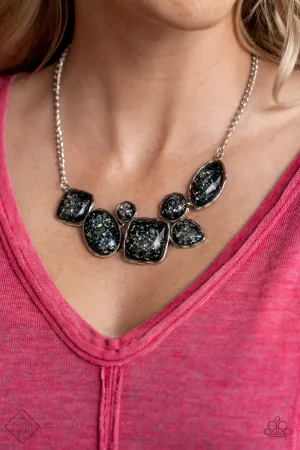 Paparazzi Necklace Fashion Fix June 2021 ~ So Jelly - Black