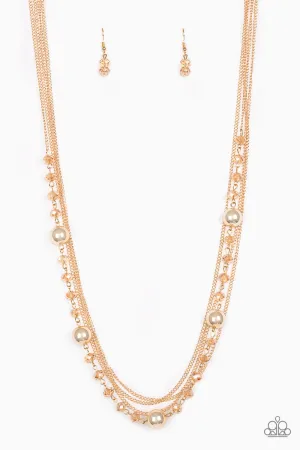 Paparazzi Necklace ~ High Standards - Gold