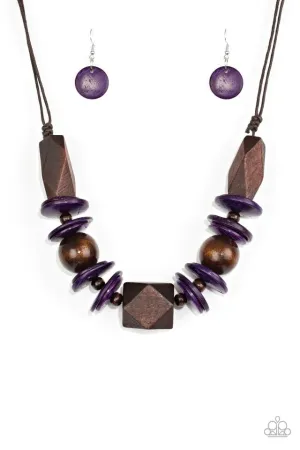 Paparazzi Necklace ~ Pacific Paradise - Purple