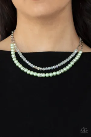 Paparazzi Necklace ~ Parisian Princess - Green