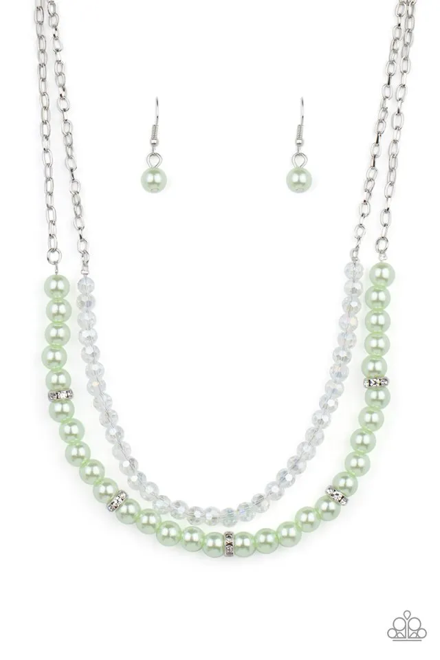 Paparazzi Necklace ~ Parisian Princess - Green